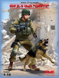 1:16 IDF K-9 egység "OKETZ" (1 figura és kutya)