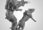 1:16 IDF K-9 egység "OKETZ" (1 figura és kutya)