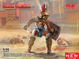 1:16 Római gladiátor (1 figura és állvány)
