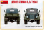 1:35 L1500S német 1.5 teherautó (6x terepszínű)