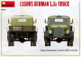1:35 L1500S német 1.5 teherautó (6x terepszínű)