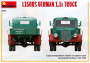 1:35 L1500S német 1.5 teherautó (6x terepszínű)