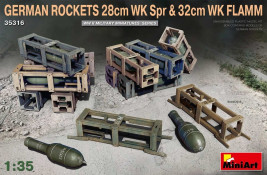 1:35 Német Rakéták 28cm WK Spr és 32cm WK Flamm