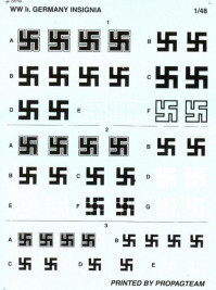 1:48 WWII German Insignia