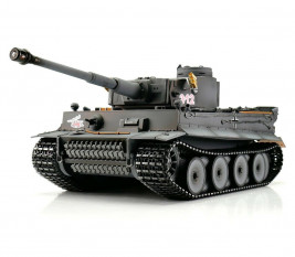 1:16 RC tank Tiger I Early IR harcrendszerrel (szürke álcázás)