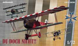 1:72 Albatros DV, Fokker Dr.I, Fokker D.VII "Du Doch Nicht!!" Ernst Udet repülőgép