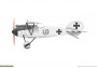 1:72 Albatros DV, Fokker Dr.I, Fokker D.VII "Du Doch Nicht!!" Ernst Udet repülőgép