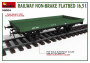 1:35 Vasúti fék nélküli platós 16,5 t