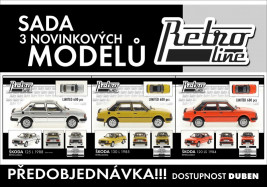 1:43 Skoda 120 LS / 125 L / 130 L (3 darabos készlet)