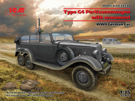 1:35 Mercedes-Benz G4 típusú jármű fegyverzettel