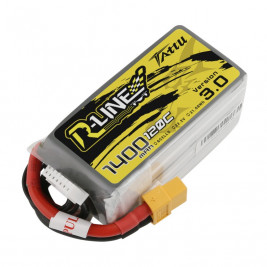 GENS ACE LIPO TATTU R-Line FPV sorozat - 6S 1400mAh 22.2V 6S1P (120C) 3.0 verzió