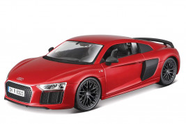 1:24 Audi R8 V10 Plus piros (összeszerelő sor)