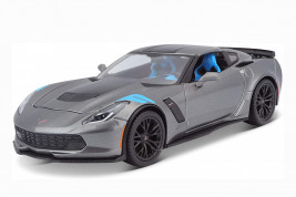 1:24 Chevrolet Corvette Grand Sport 2017 szürke (összeszerelő sor)