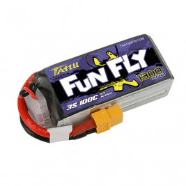 TATTU FunFly LiPo sorozat – 3S 1300mAh 11.1V 3S1P (100C) XT60 csatlakozó
