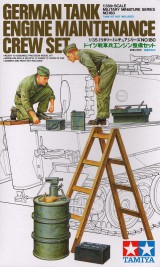 1:35 Német Tankmotor Karbantartó Csapat Készlet (II. Világháború)